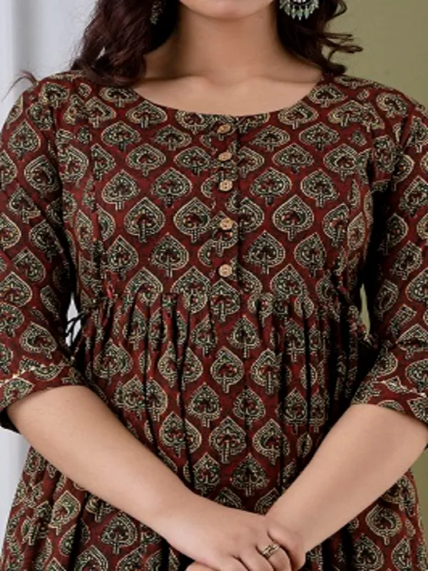 Mota_paan_cotton_maternity_and_feeding_kurti_Combo_Of_2