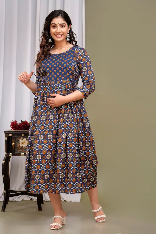 Multi_circle_cotton_maternity_and_feeding_kurti
