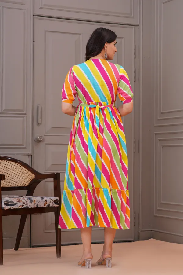 Multi_lahriy_ful_cotton_maternity_and_feeding_kurti