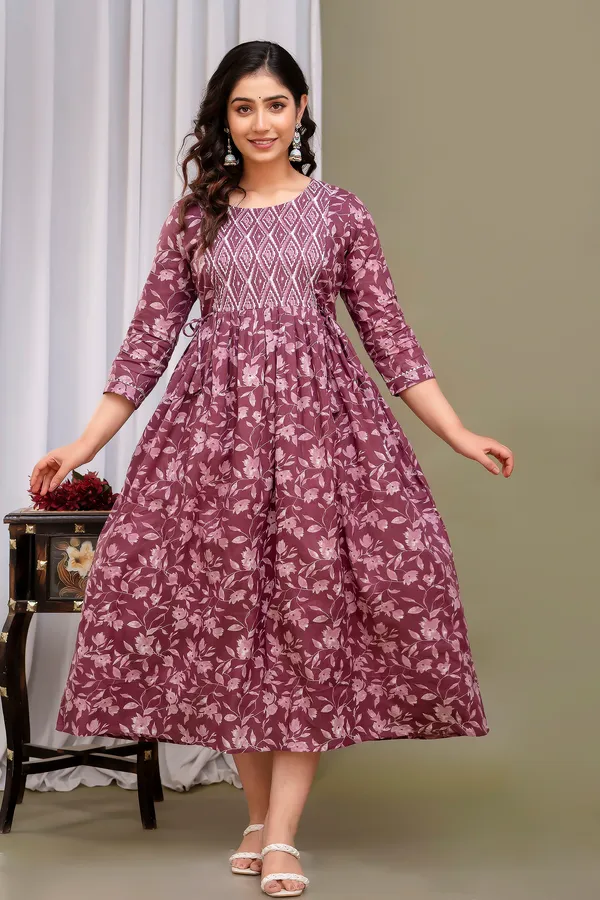 Multi_sweet_cotton_maternity_and_feeding_kurti