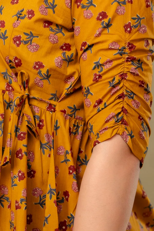 Mustard_Cotton_Printed_Short_Top