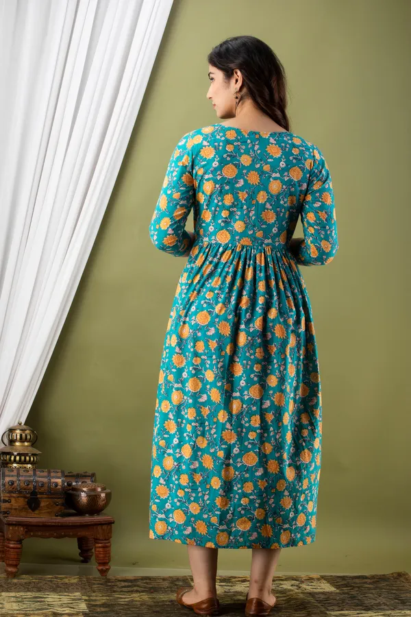 Paan_flopwer_cotton_maternity_and_feeding_kurti_Combo_Of_2