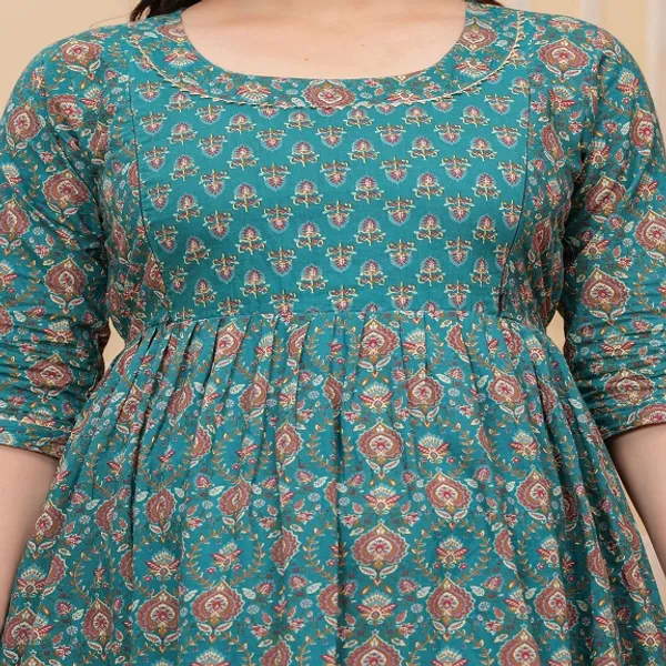 Peach_raman_cotton_maternity_and_feeding_kurti_Combo_Of_2
