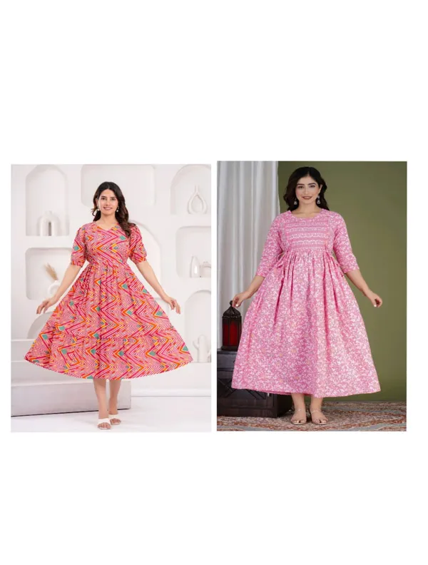 Pikachoo_bolm_cotton_maternity_and_feeding_kurti_combo_Of_2