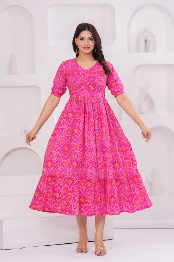 Pink_cundri_cotton_maternity_and_feeding_kurti