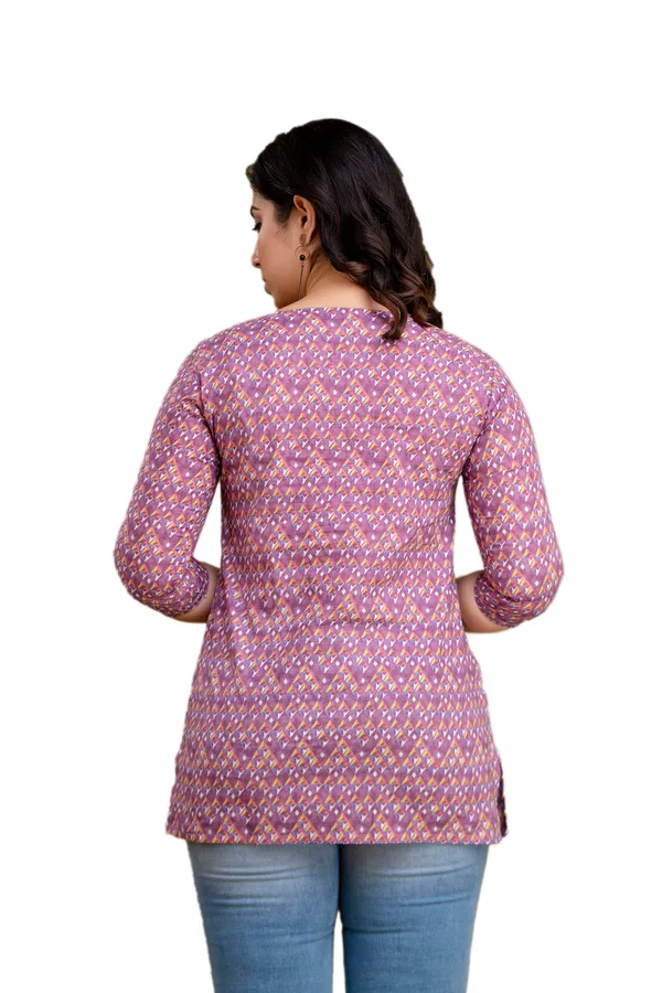 Purple_Bubble_cotton_printed_top