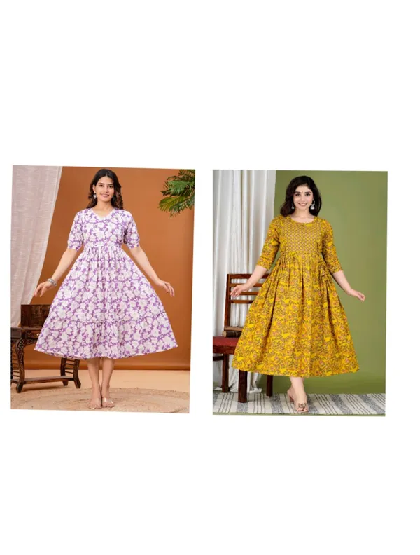 Purple_ramon_cotton_maternity_and_feeding_kurti_combo__Of_2