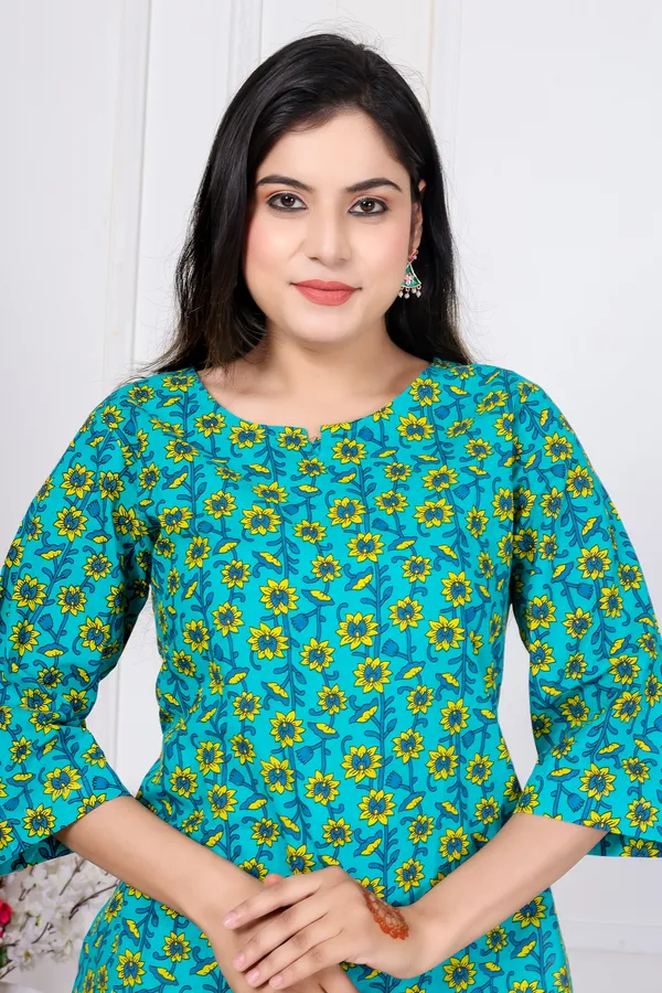 Rama_multi_yellow_flower_cotton_cord_set
