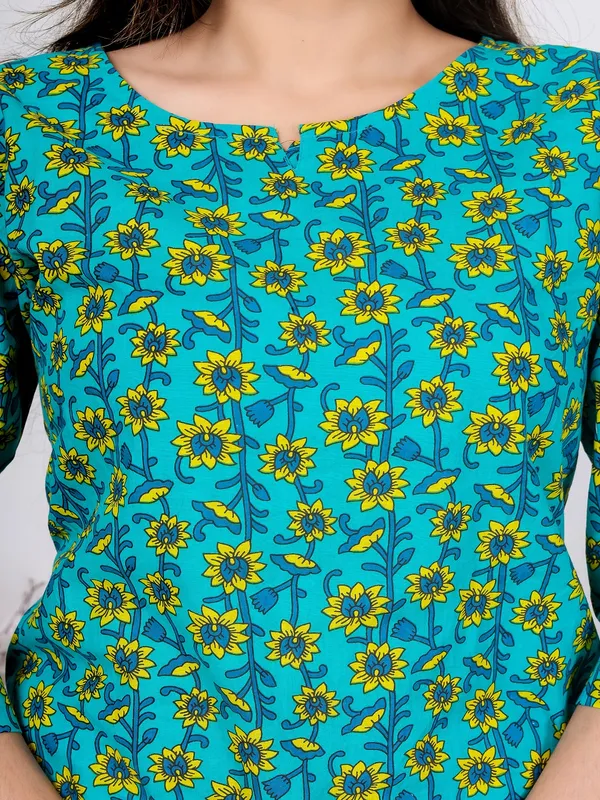 Rama_multi_yellow_flower_cotton_cord_set