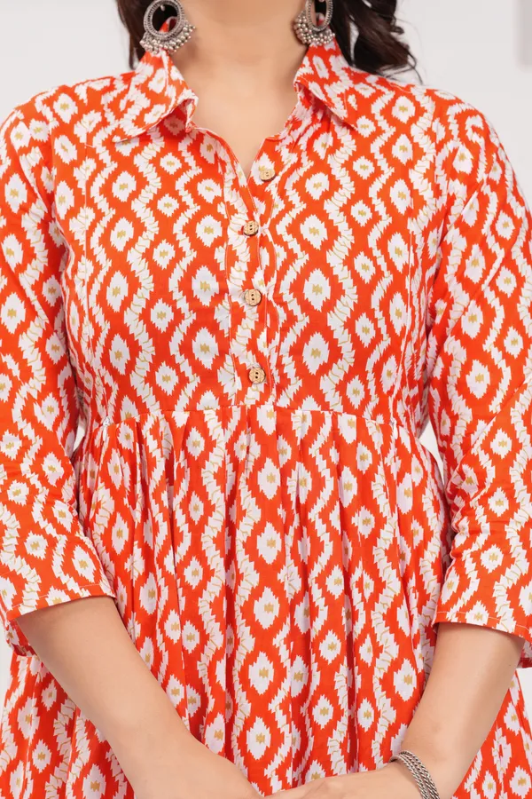 Red_dote__rayon_maternity_and_feeding_kurti