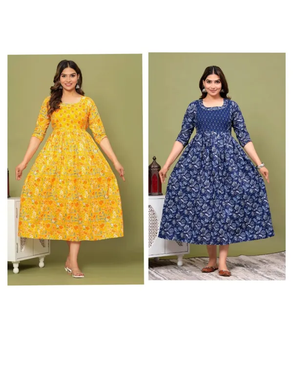 Sun_moon_Cotton_Printed_Maternity_And_Feeding_Kurti_Combo_Of_2