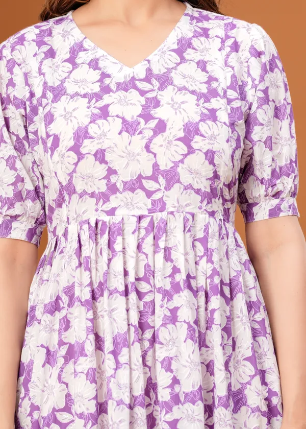 White_in_blue_cotton_maternity_and_feeding_kurti_combo_Of_2