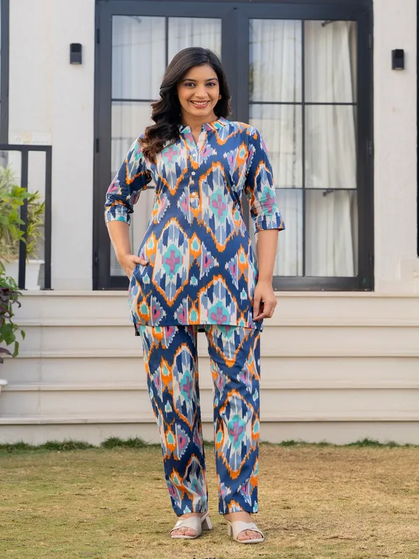 Zick_zak_blue_cotton_printed_cord_set