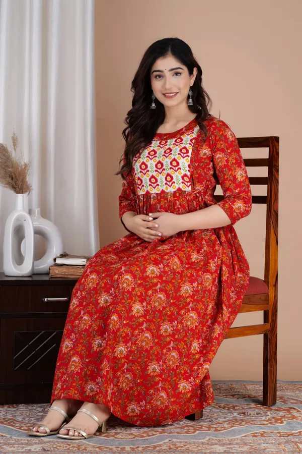cherry_blu_combo_cotton_maternity_and_feeding_kurti_Combo_Of_2