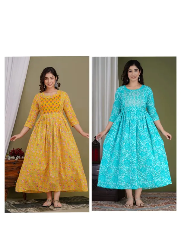sweet_corn_ziczk_cotton_maternity_And_feeding_kurti_Combo_Of_2
