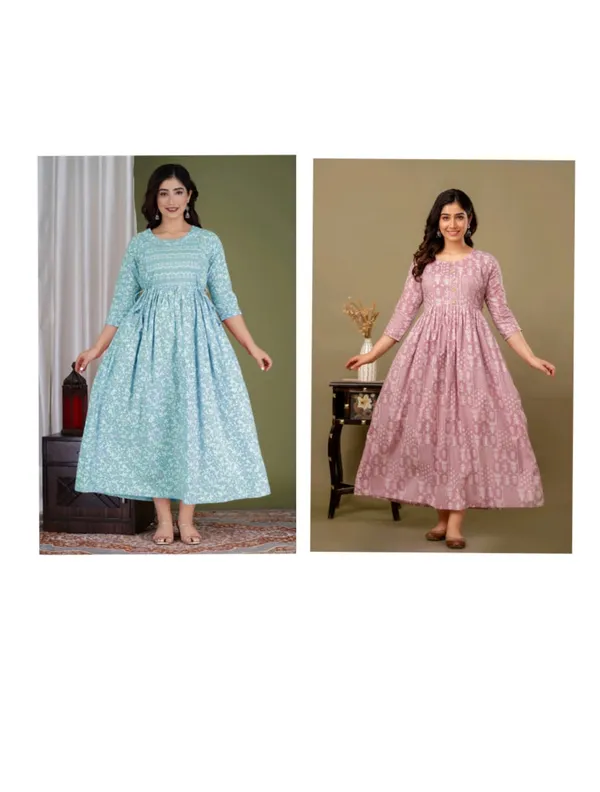 ziczacking_mix_cotton_maternity_and_feeding_kurti_Combo_Of_2