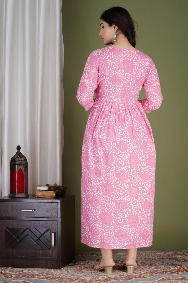 zik_leher_cotton_maternity_and_feeding_kurti_Combo_Of_2
