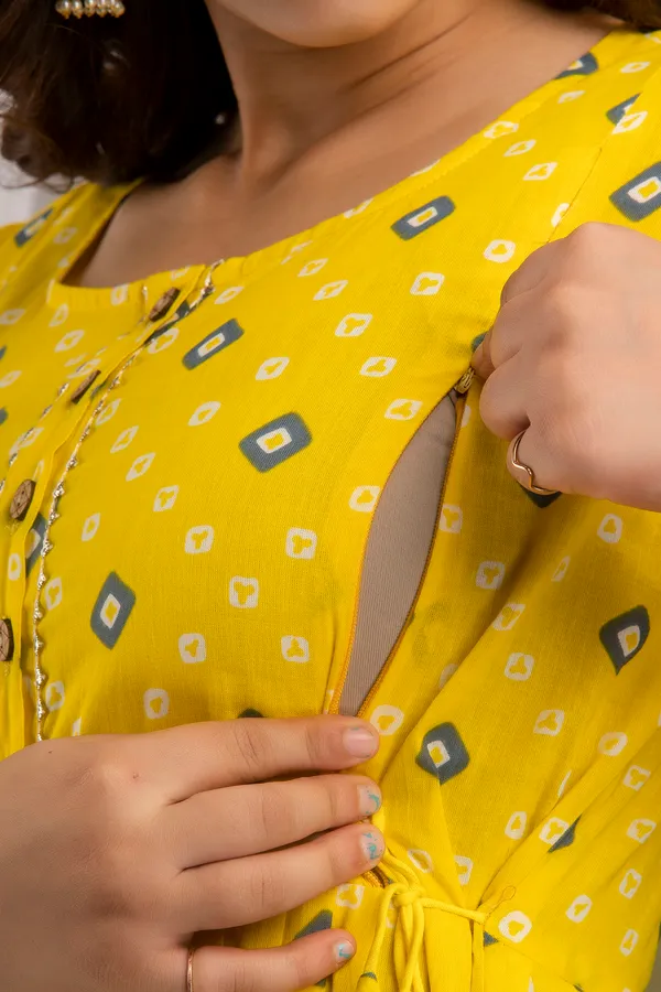 Yellow_Cotton_Maternity_Gown_By_Nevisha_Style