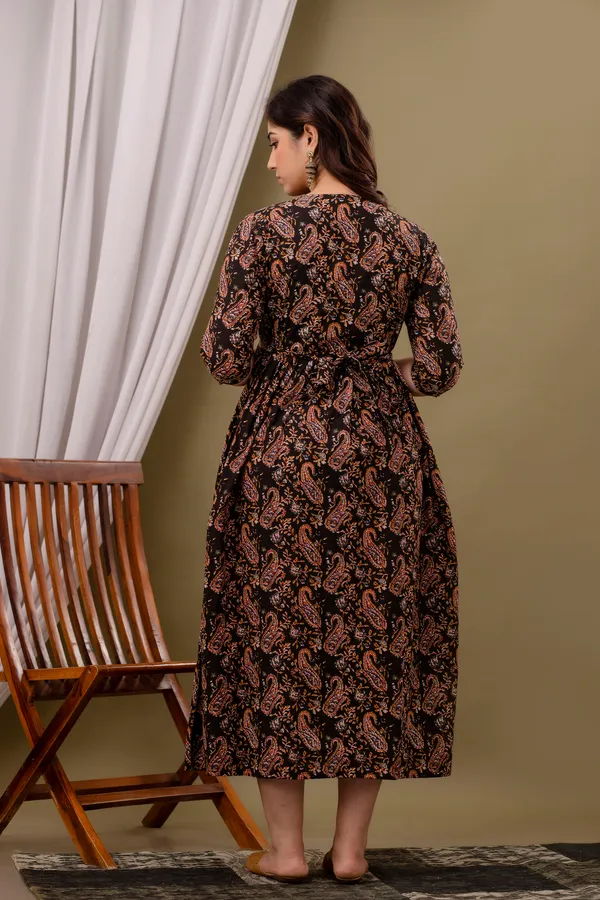 Brown_Maternity_And_Feeding_Kurti