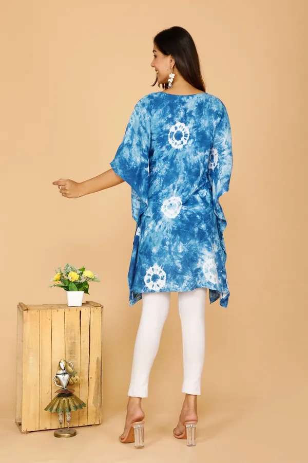 Blue_Rayon_Printed_Kaftan