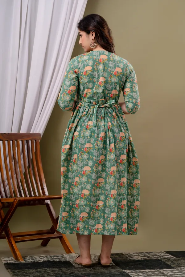 Green_Maternity_And_Feeding_Gown_By_Nevisha_Style