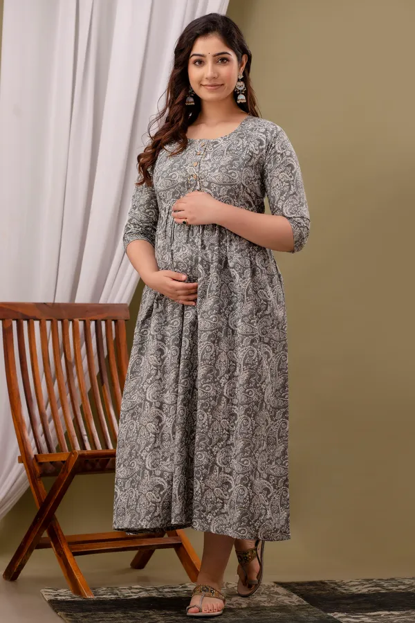 Silver_Maternity_Andd_Feeding_Kurti