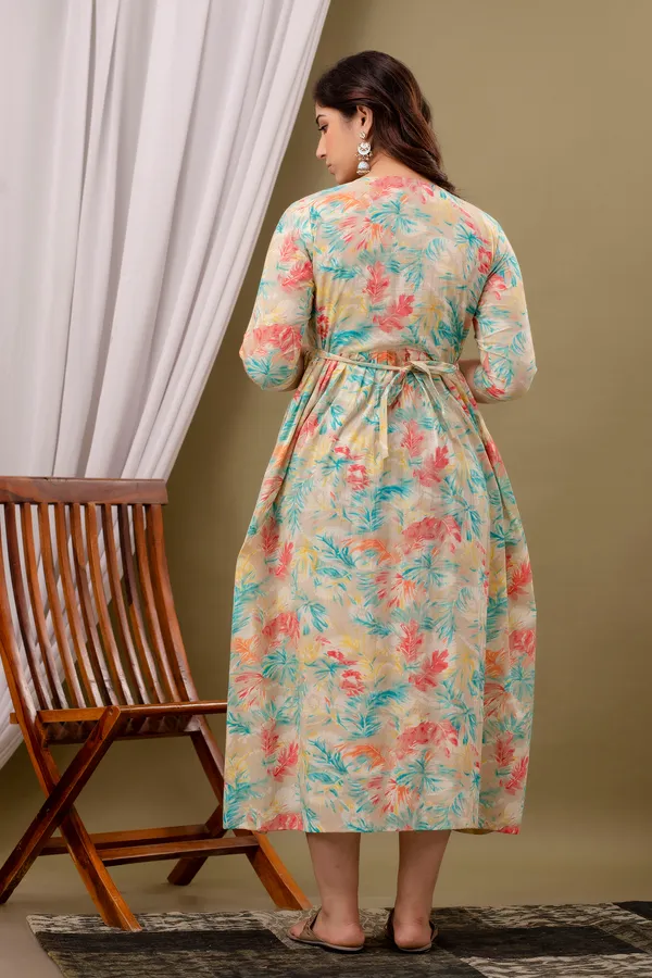 Orange_Maternity_And_Feeding_Gown_By_Nevisha_Style