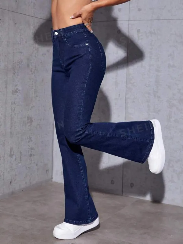 Dark_Blue_High_Waisted_Crisscross_But_Cut_Raw_Hem_Flare_Leg_Jeans