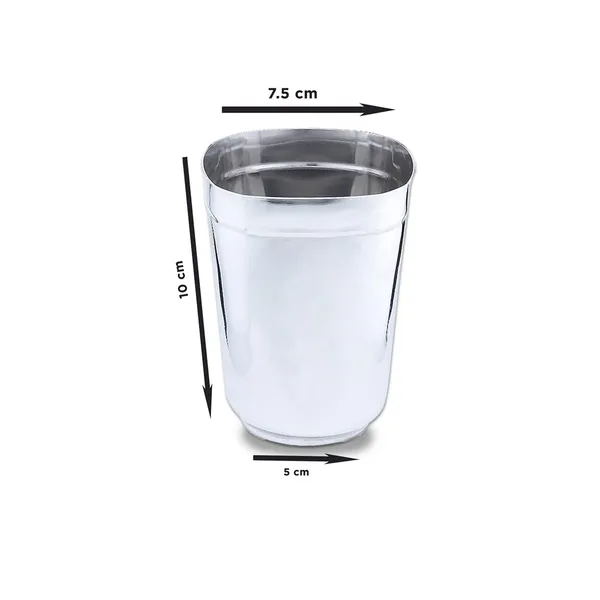 Grey_Stainless_Steel_Drinking_Glass_With_Serving_Tray
