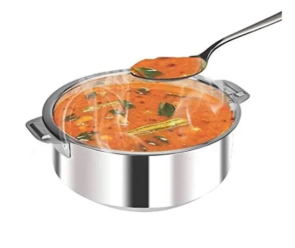 Grey_Stainless_Steel_Insulated_Casserole/Hot_Pot