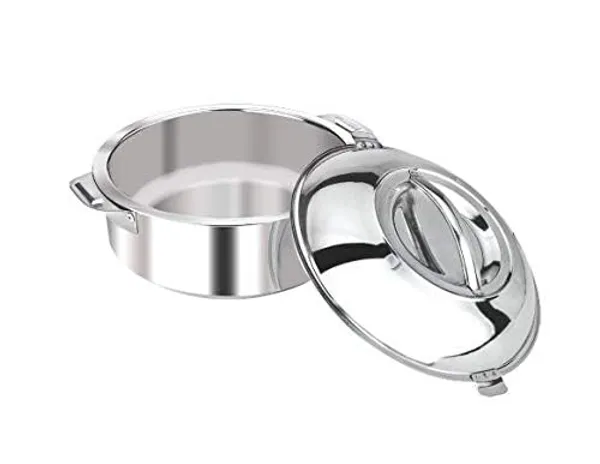 Grey_Stainless_Steel_Insulated_Casserole/Hot_Pot