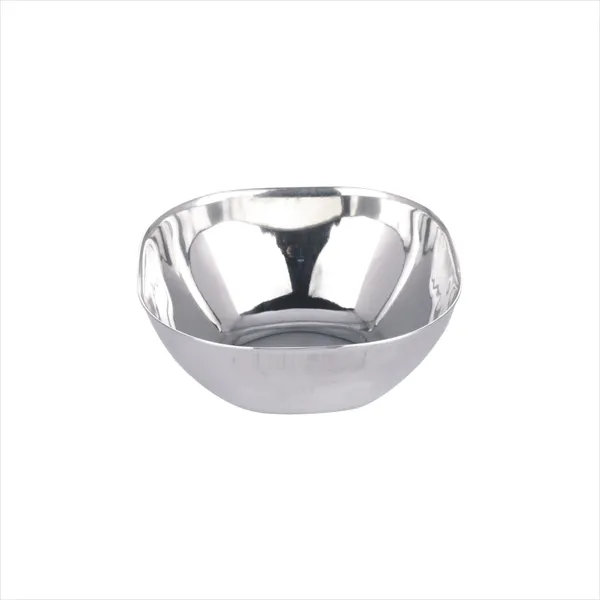 Grey_Stainless_Steel_Dinner_Set_For_Kids_Square_2_Bowls_Glass_Spoon_Plate_(8_Inch_Square)