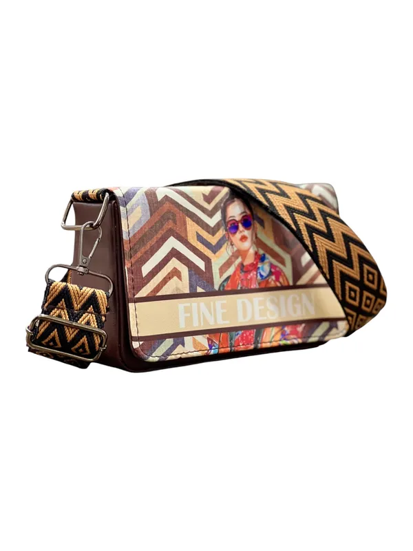 Brown_Girl_Print_Small_Women_Sling_Bag_|_Premium_Pu_Leather_Sling_Bag