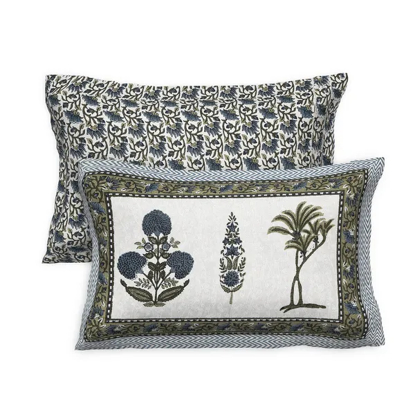 380_TC_King_Size_100%_Cotton_Bedsheet_With_Two_Pillow_Covers_/_handblock_print_bedsheet_-_275_X_275_cm_(King_size)