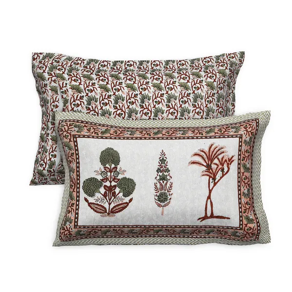 380_TC_King_Size_100%_Cotton_Bedsheet_With_Two_Pillow_Covers_/_handblock_print_bedsheet_-_275_X_275_cm_(King_size)
