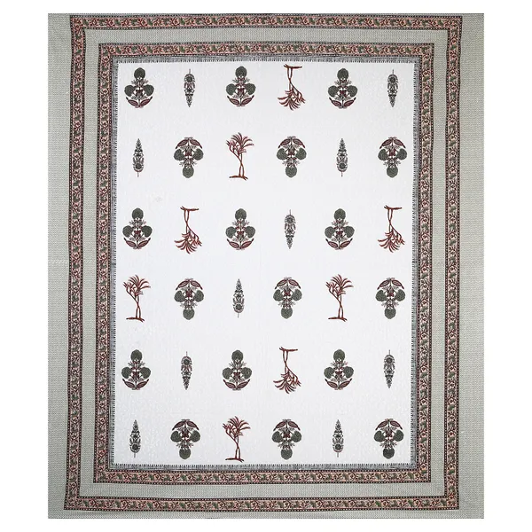 380_TC_King_Size_100%_Cotton_Bedsheet_With_Two_Pillow_Covers_/_handblock_print_bedsheet_-_275_X_275_cm_(King_size)