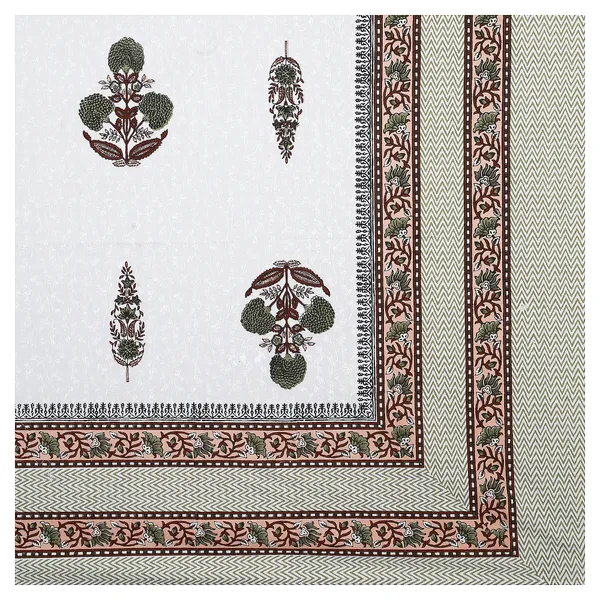 380_TC_King_Size_100%_Cotton_Bedsheet_With_Two_Pillow_Covers_/_handblock_print_bedsheet_-_275_X_275_cm_(King_size)