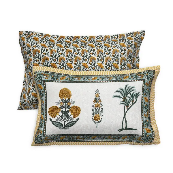 380_TC_King_Size_100%_Cotton_Bedsheet_With_Two_Pillow_Covers_/_handblock_print_bedsheet_-_275_X_275_cm_(King_size)
