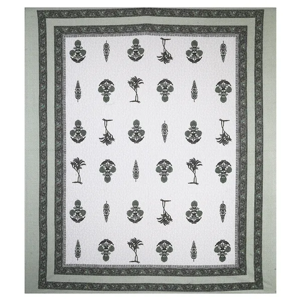380_TC_King_Size_100%_Cotton_Bedsheet_With_Two_Pillow_Covers_/_handblock_print_bedsheet_-_275_X_275_cm_(King_size)