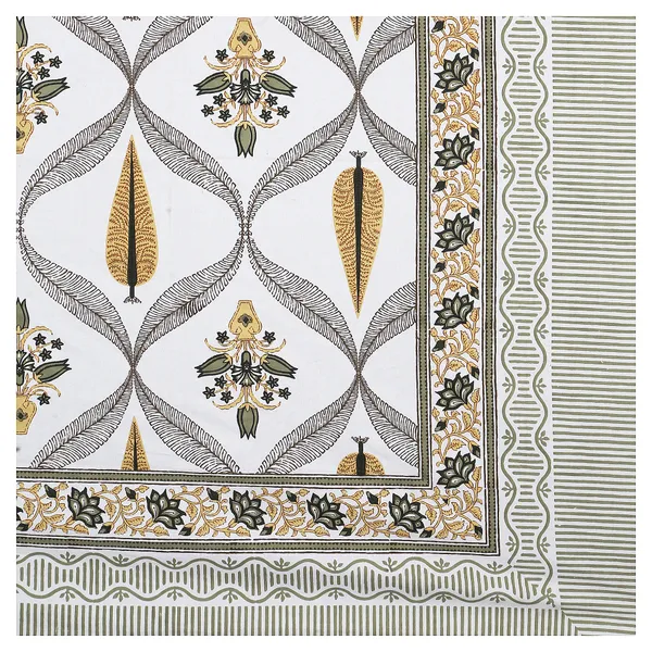 380_TC_King_Size_100%_Cotton_Bedsheet_With_Two_Pillow_Covers_/_handblock_print_bedsheet_-_275_X_275_cm_(King_size)