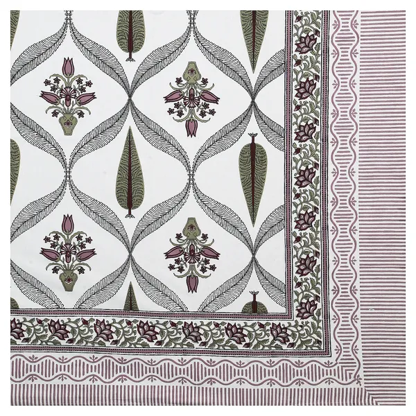 380_TC_King_Size_100%_Cotton_Bedsheet_With_Two_Pillow_Covers_/_handblock_print_bedsheet_-_275_X_275_cm_(King_size)