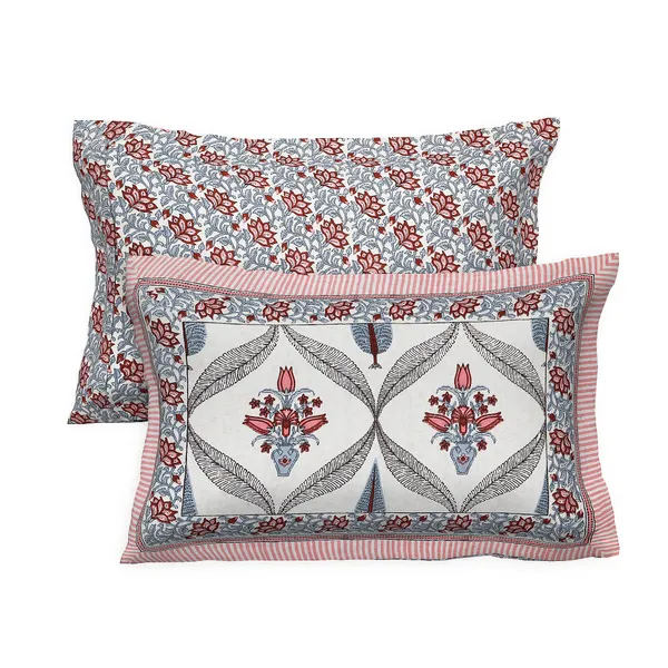 380_TC_King_Size_100%_Cotton_Bedsheet_With_Two_Pillow_Covers_/_handblock_print_bedsheet_-_275_X_275_cm_(King_size)