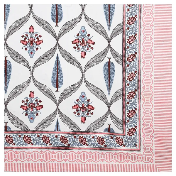 380_TC_King_Size_100%_Cotton_Bedsheet_With_Two_Pillow_Covers_/_handblock_print_bedsheet_-_275_X_275_cm_(King_size)
