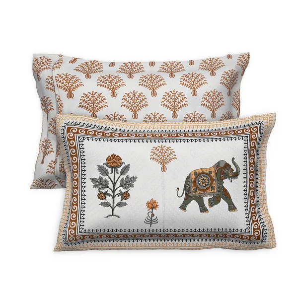 380_TC_King_Size_100%_Cotton_Bedsheet_With_Two_Pillow_Covers_/_handblock_print_bedsheet_-_275_X_275_cm_(King_size)