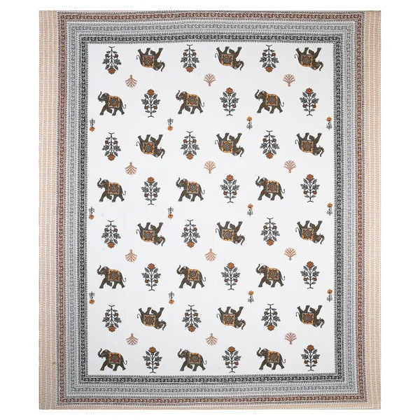 380_TC_King_Size_100%_Cotton_Bedsheet_With_Two_Pillow_Covers_/_handblock_print_bedsheet_-_275_X_275_cm_(King_size)