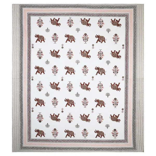 380_TC_King_Size_100%_Cotton_Bedsheet_With_Two_Pillow_Covers_/_handblock_print_bedsheet_-_275_X_275_cm_(King_size)