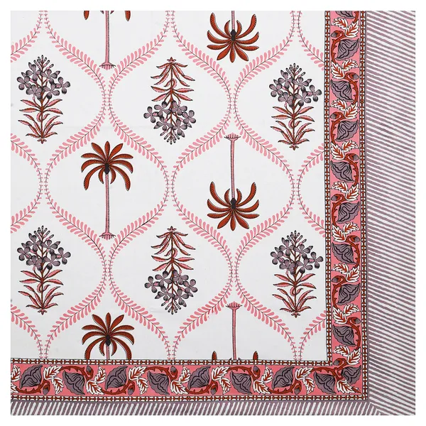 380_TC_King_Size_100%_Cotton_Bedsheet_With_Two_Pillow_Covers_/_handblock_print_bedsheet_-_275_X_275_cm_(King_size)