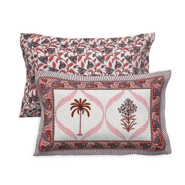 380_TC_King_Size_100%_Cotton_Bedsheet_With_Two_Pillow_Covers_/_handblock_print_bedsheet_-_275_X_275_cm_(King_size)