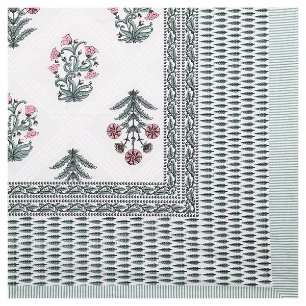380_TC_King_Size_100%_Cotton_Bedsheet_With_Two_Pillow_Covers_/_handblock_print_bedsheet_-_275_X_275_cm_(King_size)