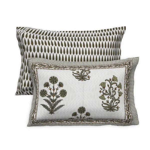 380_TC_King_Size_100%_Cotton_Bedsheet_With_Two_Pillow_Covers_/_handblock_print_bedsheet_-_275_X_275_cm_(King_size)